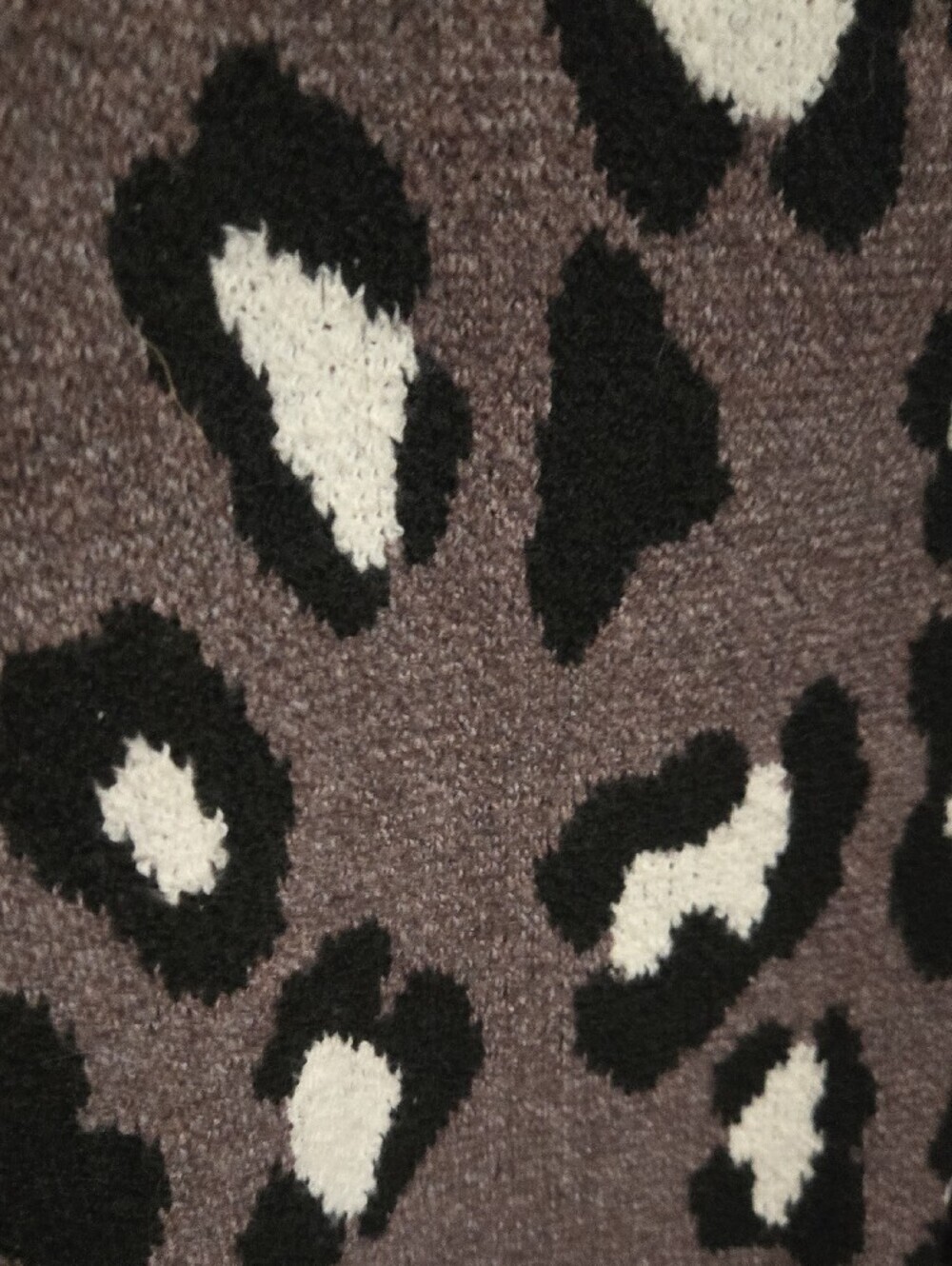 A New Day Leopard V-Neck Sweater / Size  L - Picture 4 of 8